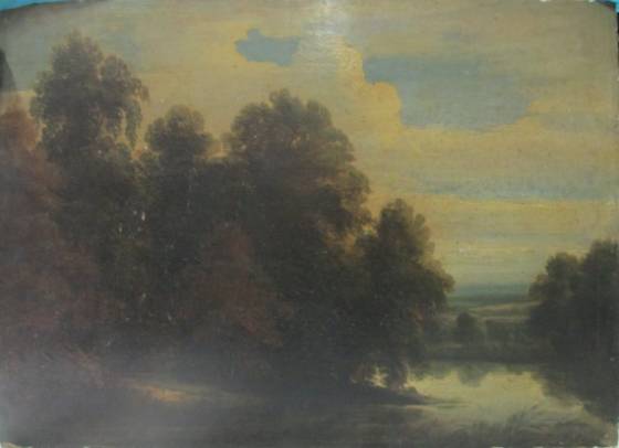 Jacques d'Arthois - River at Forest Edge