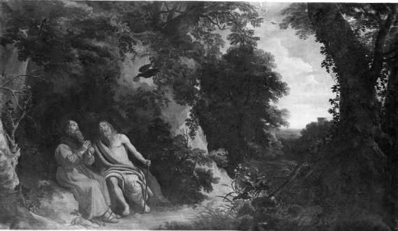 Jacques d'Arthois - Saint Paul and Saint Anthony in the Desert