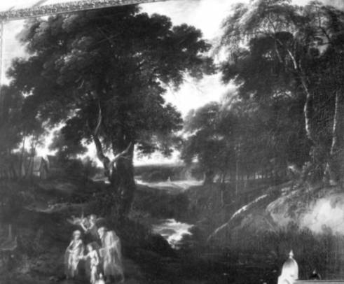 Jacques d'Arthois - Landscape with the Holy Family