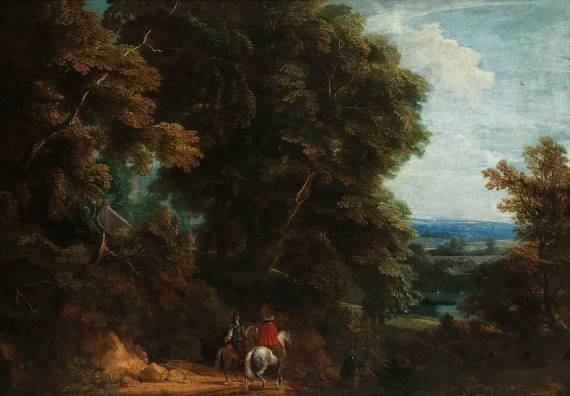 Jacques d'Arthois - An Extensive Wooded Landscape 