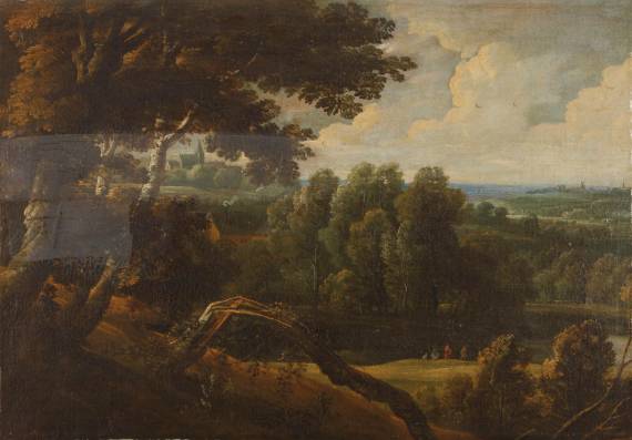 Jacques d'Arthois - Wooded Landscape