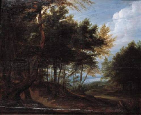 Jacques d'Arthois - A Wooded Landscape 