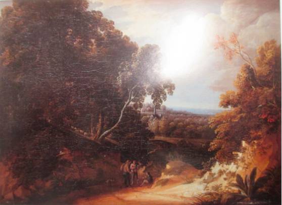 Jacques d'Arthois - Landscape wit Group of Figures