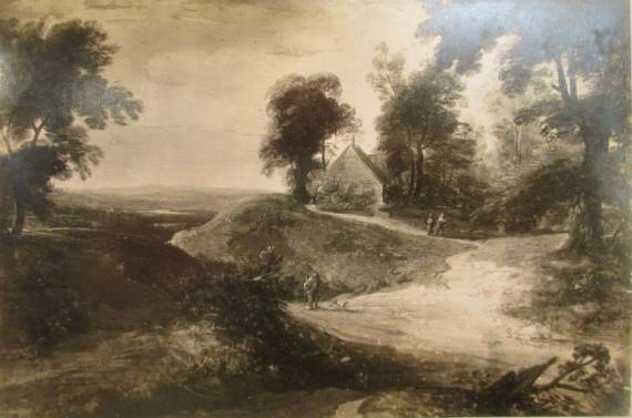 Jacques d'Arthois - Cottage on a Hill