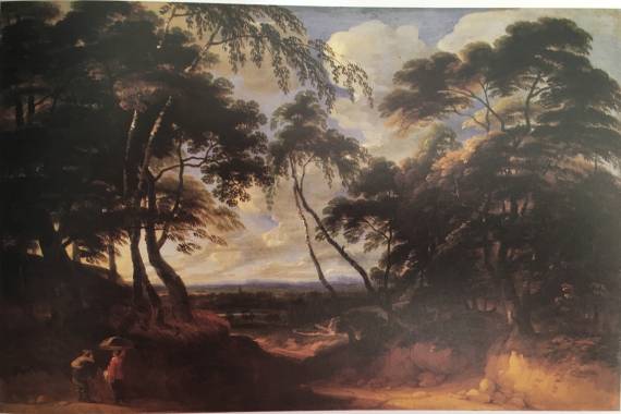 Jacques d'Arthois - Sunken Road in a Forest