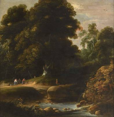 Jacques d'Arthois - Devotion at the Foot of a Big Oak