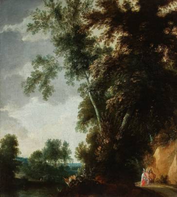 Jacques d'Arthois - Landscape with the Return of the Holy Family from Egypt