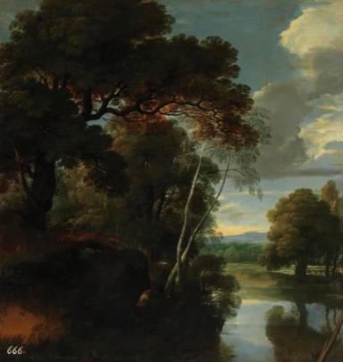 Jacques d'Arthois - Landscape with a River