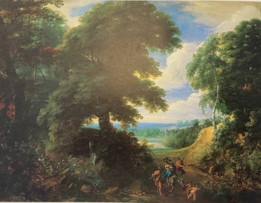 Jacques d'Arthois - Landscape with The Flight to Egypt