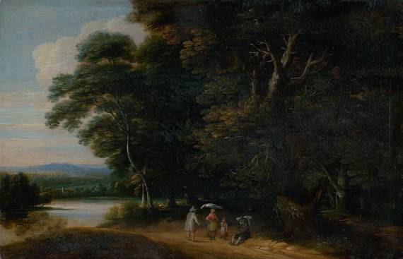 Jacques d'Arthois - Lake Path