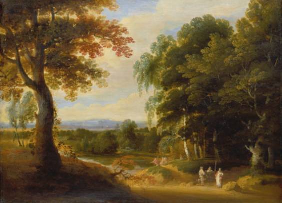 Jacques d'Arthois - Landscape with Entrance to a Forest