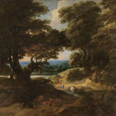 Jacques d'Arthois - The Ford in the Forest