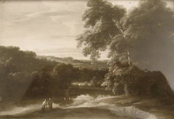 Jacques d'Arthois - Landscape with Figures
