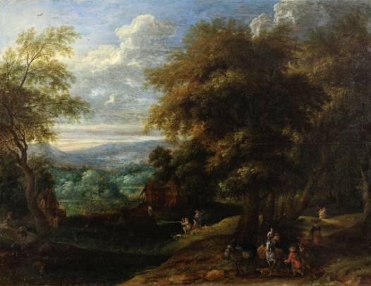 Jacques d'Arthois - Wooded Landscape