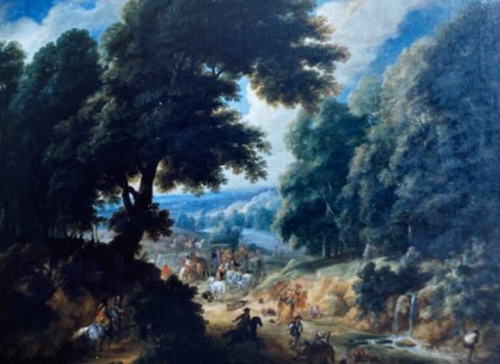Jacques d'Arthois - Bandits in a Landscape