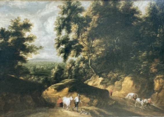Jacques d'Arthois - Travellers on a Road