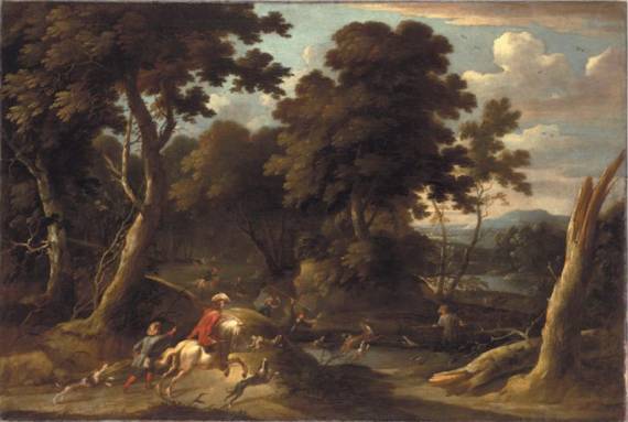 Jacques d'Arthois - Stag Hunt