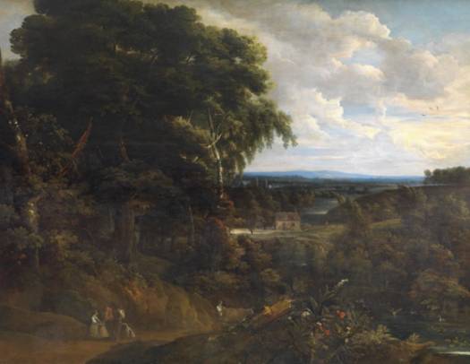 Jacques d'Arthois - A Wide Wooded Landscape