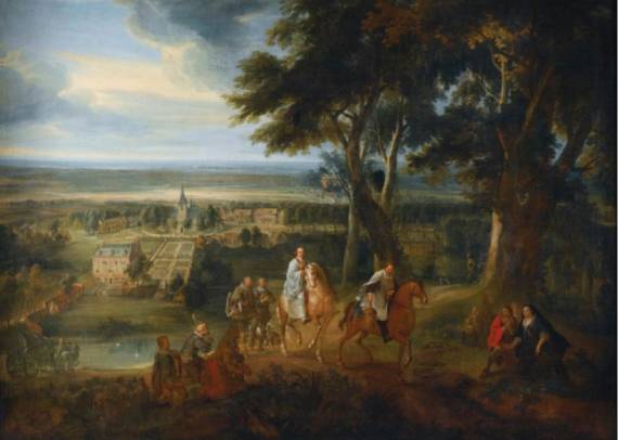 Jacques d'Arthois - Rudolf von Habsburg Handing over his Horse to a Priest