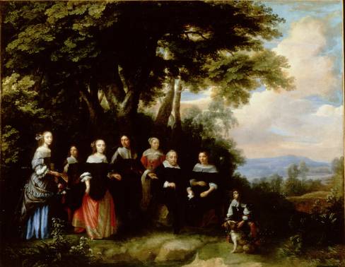 Jacques d'Arthois - Portrait of a Family