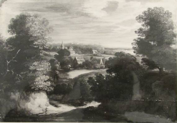 Jacques d'Arthois - Landscape with a View of a Village