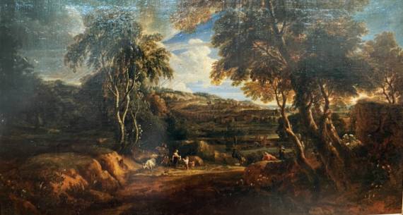 Jacques d'Arthois - Landscape with Shephers