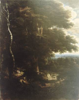 Jacques d'Arthois - Landscape with Jupiter Seducing Calisto