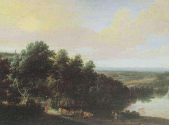 Jacques d'Arthois - Summer River Landscape Seen from the Heights
