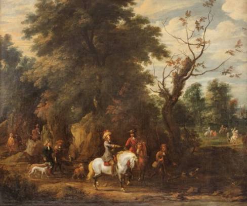 Jacques d'Arthois - Country Scene