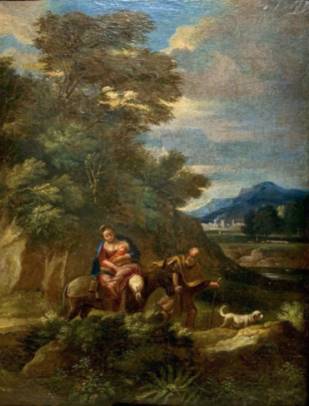 Jacques d'Arthois - Flight from Egypt