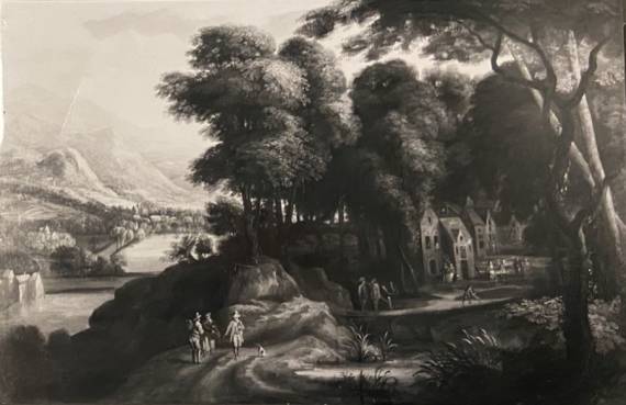 Jacques d'Arthois - Landscape with Figures