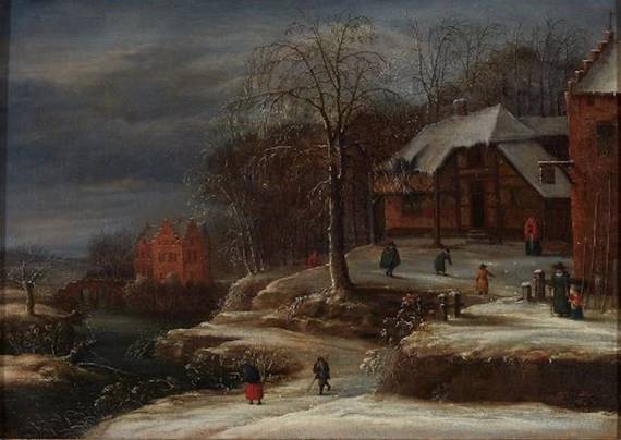 Jacques d'Arthois - Winter Landscape