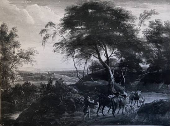 Jacques d'Arthois - Landscape with Shepherd and Flock