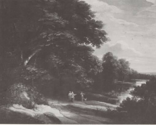 Jacques d'Arthois - Dune Landscape with Hunters