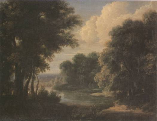 Jacques d'Arthois - Wooded Landscape with Distant View