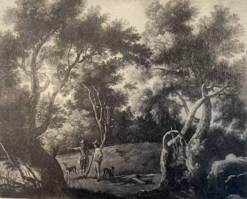 Jacques d'Arthois - Hunters in a Wooded Landscape