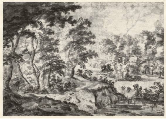 Jacques d'Arthois - Extensive Wooded Landscape with a Small Village