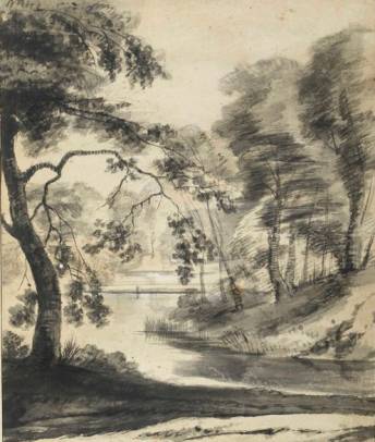 Jacques d'Arthois - Pond in a Wooded Landscape