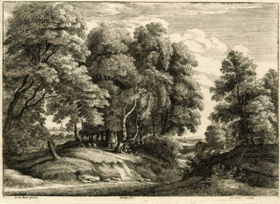 Jacques d'Arthois - The Shepherd in the Wood (III)