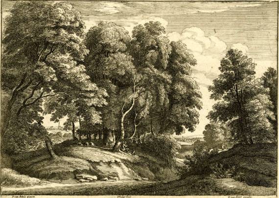 Jacques d'Arthois - The Shepherd in the Wood (II)