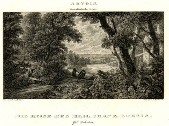 Jacques d'Arthois - Die Reise des Heil. Frans. Borgia (1821-1828)