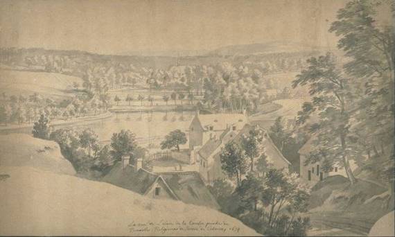 Jacques d'Arthois - View of La Cambre Abbey, near Brussels