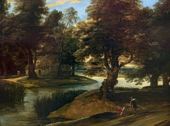 Jacques d'Arthois - Wooded Marsch