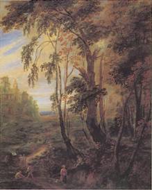 Jacques d'Arthois - Landscape with High Trees