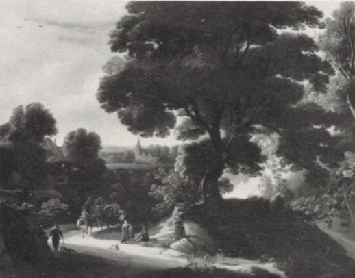 Jacques d'Arthois - Landscape with Peasants