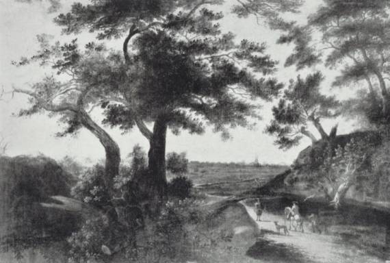 Jacques d'Arthois - Large Wooded Country Composition, animated by Travellers