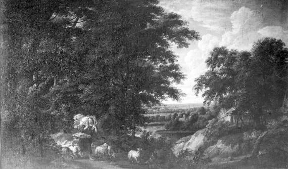 Jacques d'Arthois - Landscape with the Good Shepherd
