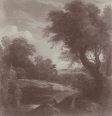 Jacques d'Arthois - Landscape with a Big Oak and a House among Trees