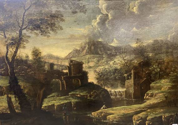 Jacques d'Arthois - Animated Italian Landscape