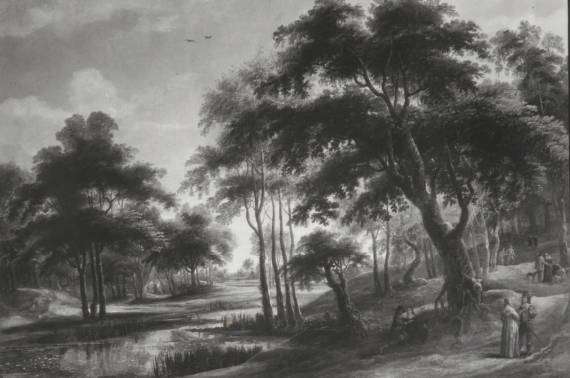 Jacques d'Arthois - River Landscape with Figures